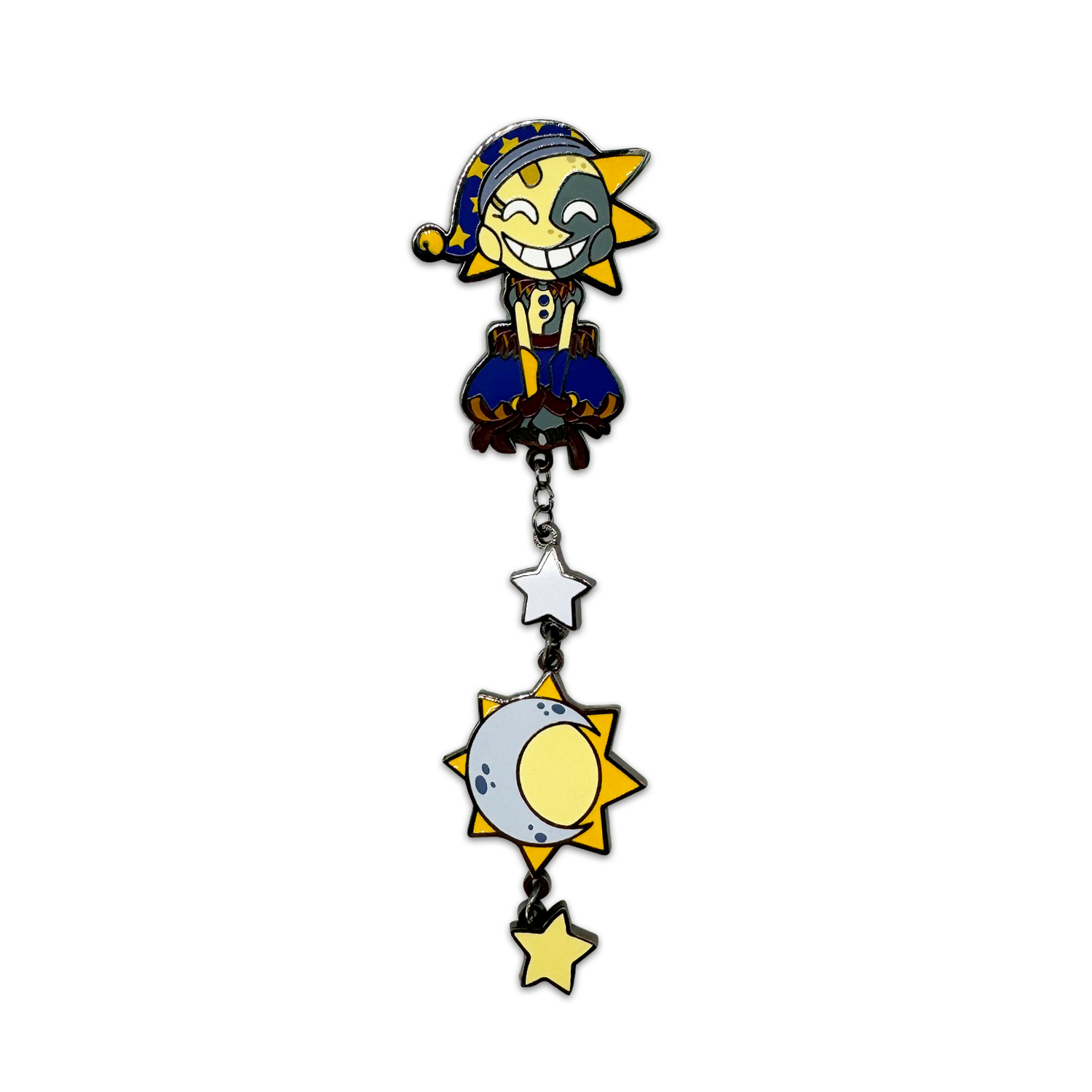 Alternative view of Sun and Moon Hanging Pin