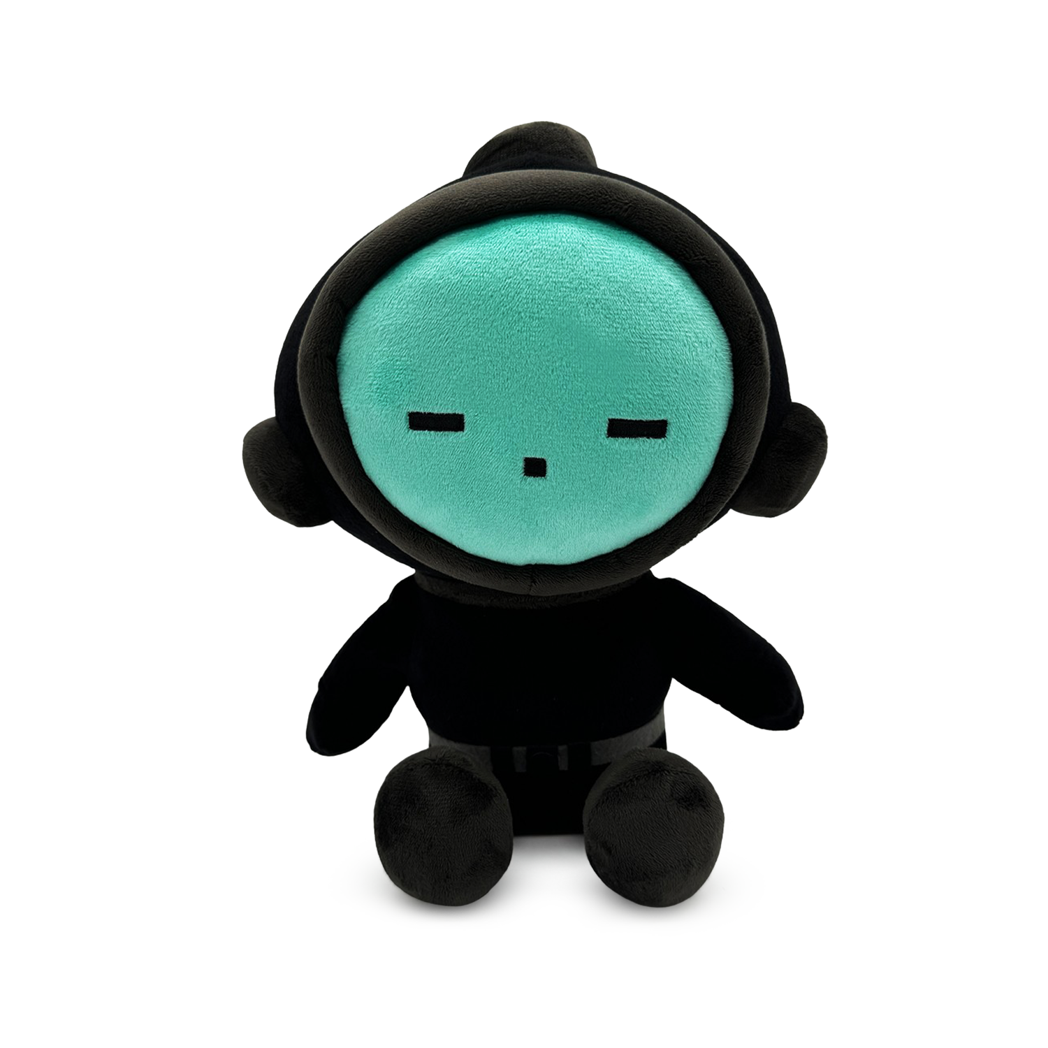 Alternative view of Content Warning Teal Plush (9in)
