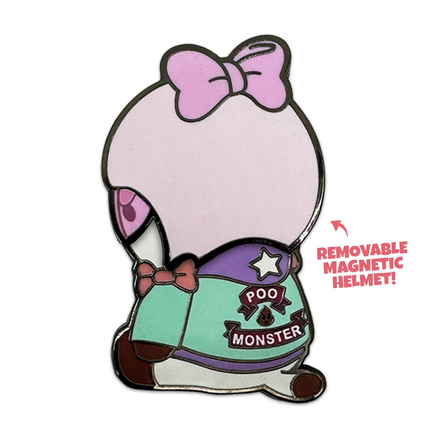 Alternative view of PuppyCat Magnetic Pin