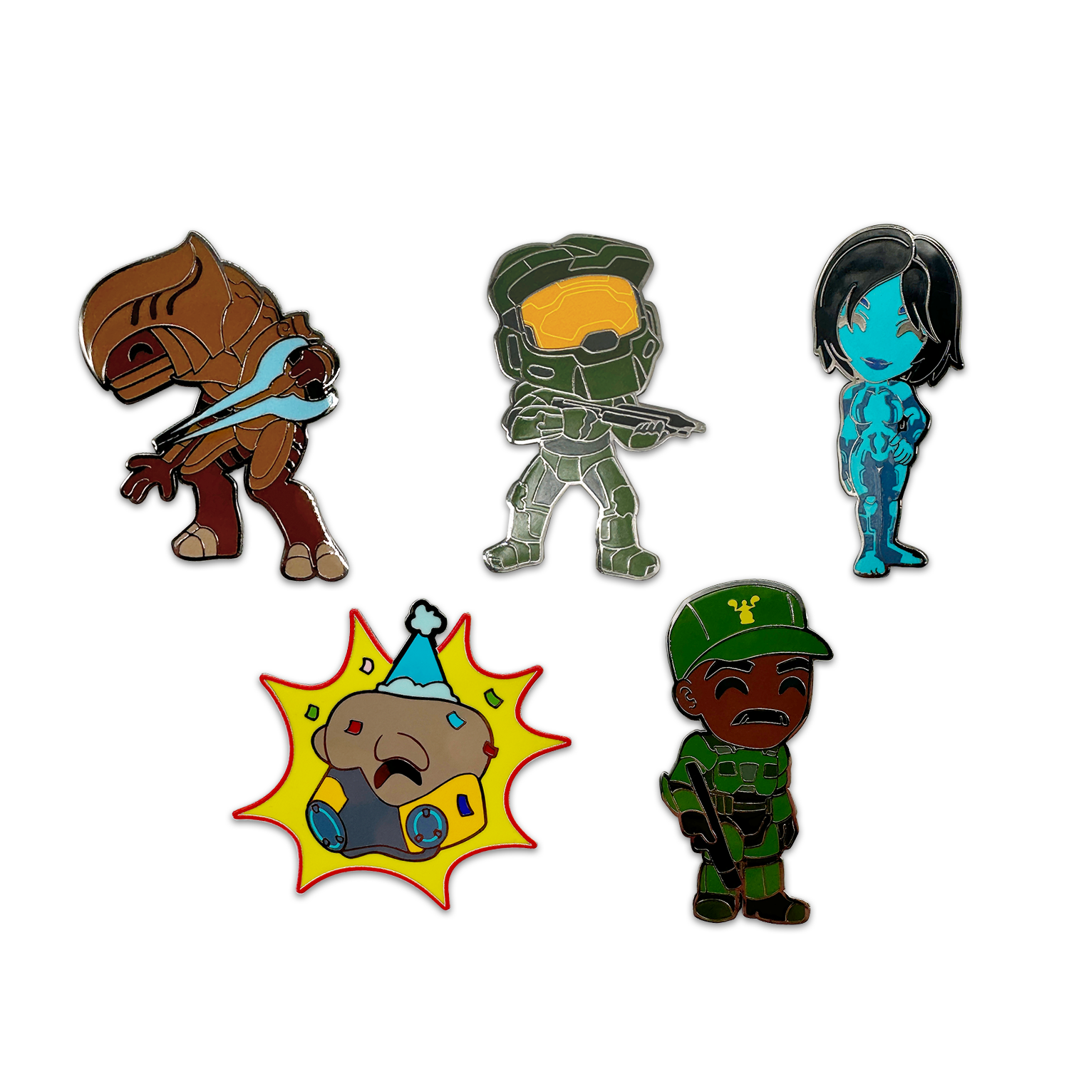 Alternative view of Halo Pin Set