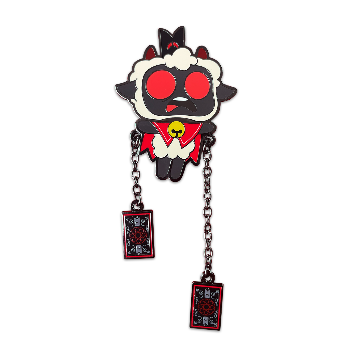 Alternative view of Possessed Tarot Lamb Pin