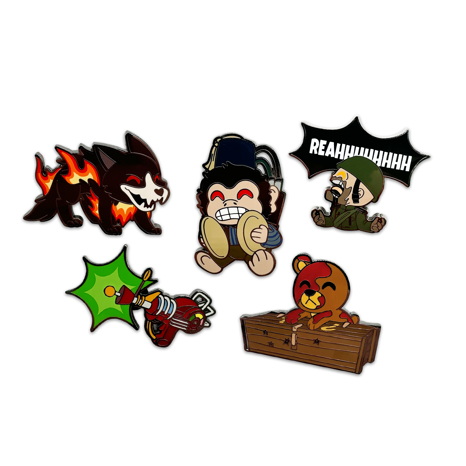 Alternative view of Call of Duty Zombies Pin Set