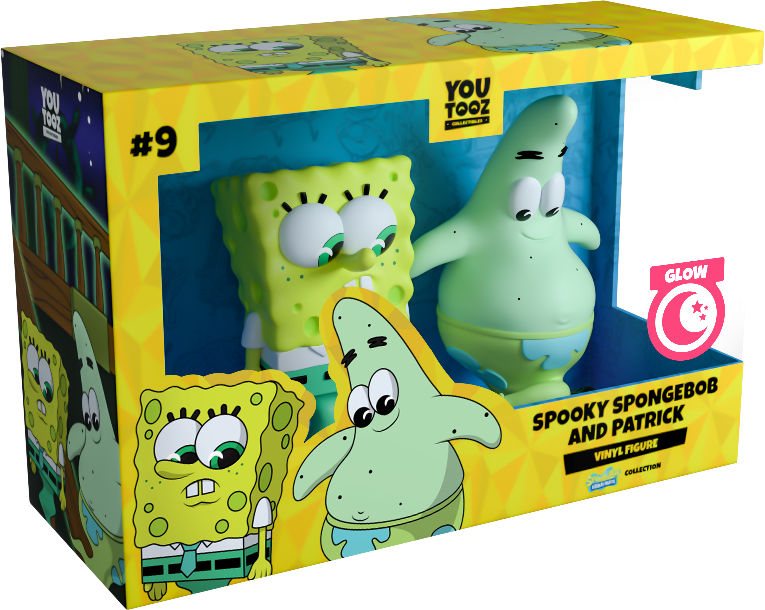 Alternative view of Spooky SpongeBob and Patrick
