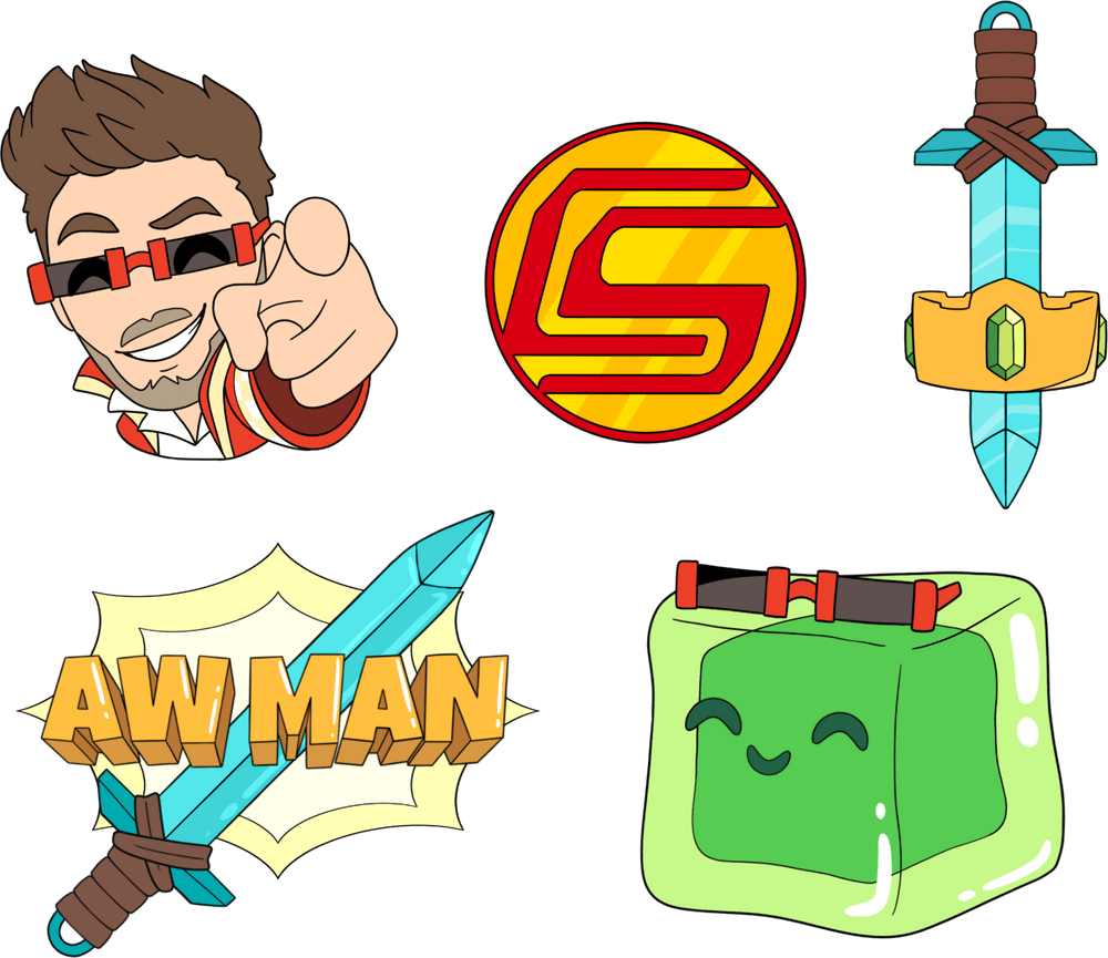 CaptainSparklez Pin Set