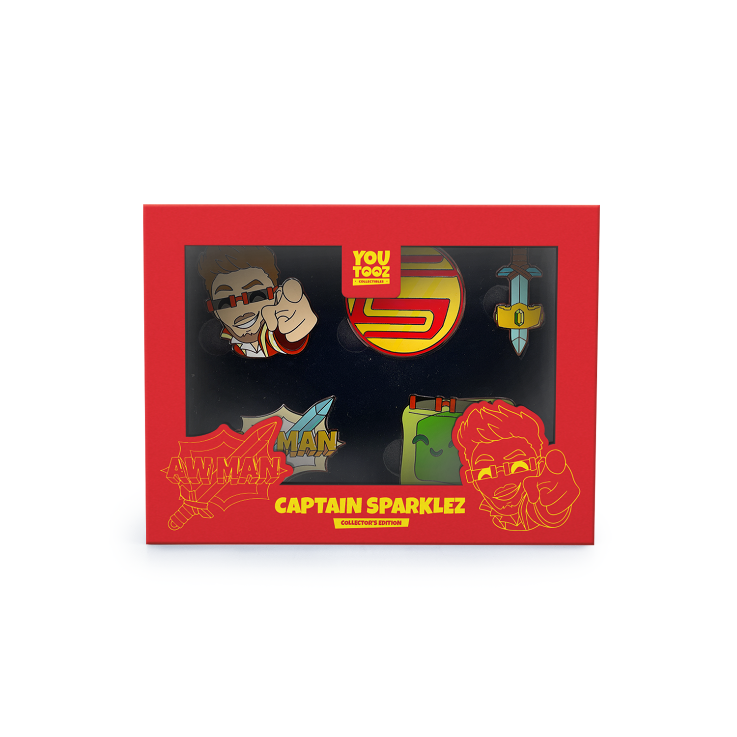 Alternative view of CaptainSparklez Pin Set