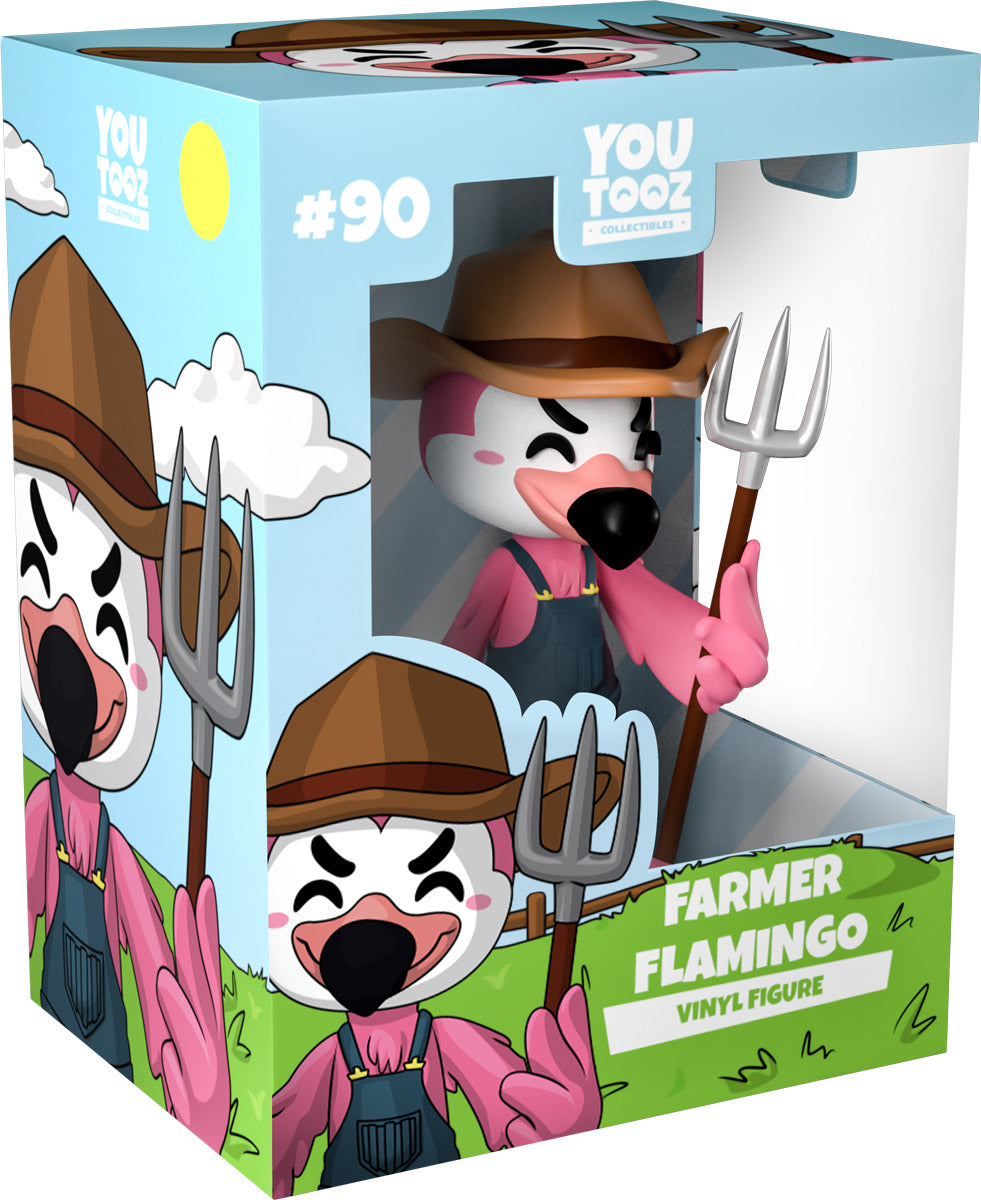 Alternative view of Farmer Flamingo