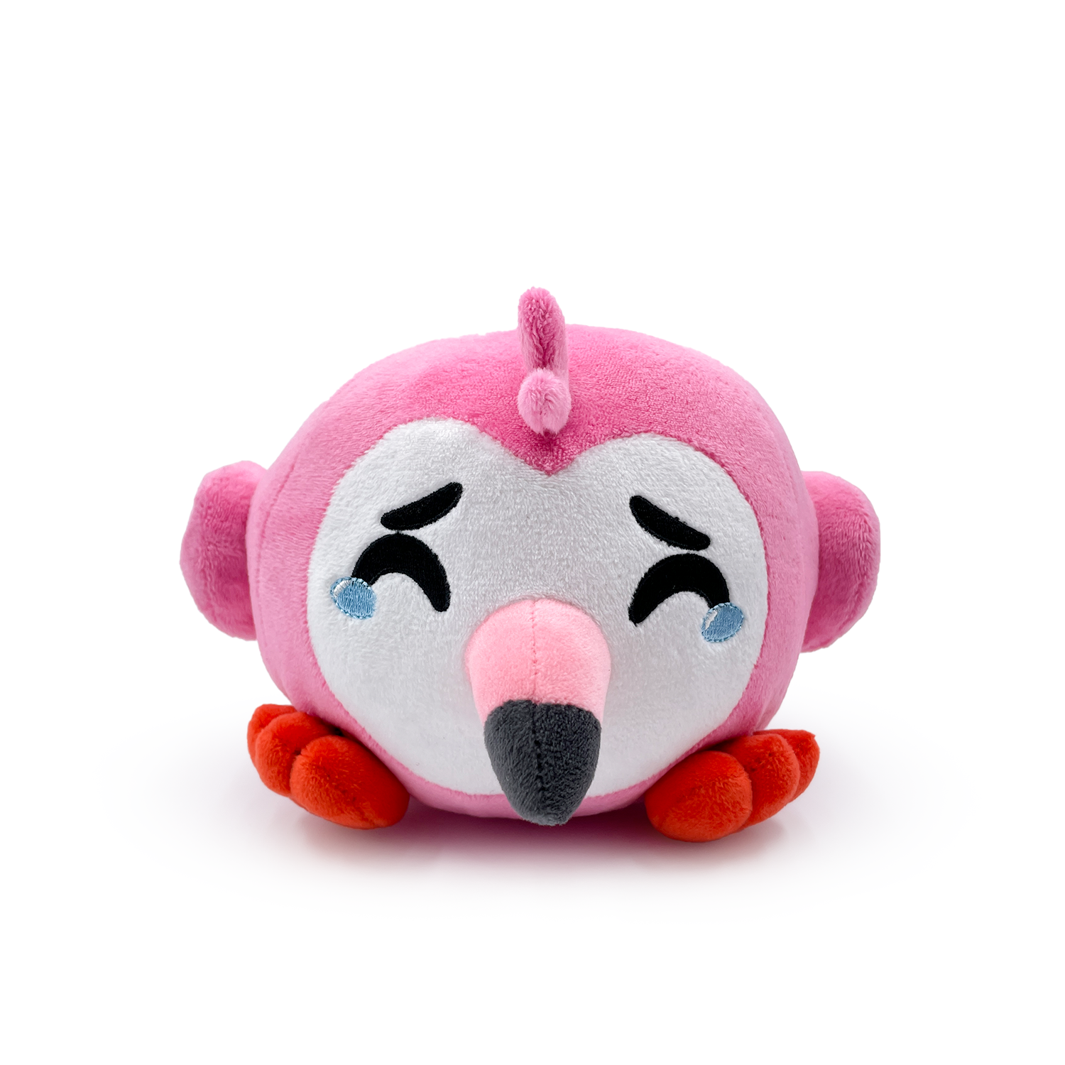 Alternative view of Sad Flamingo Stickie (6in)