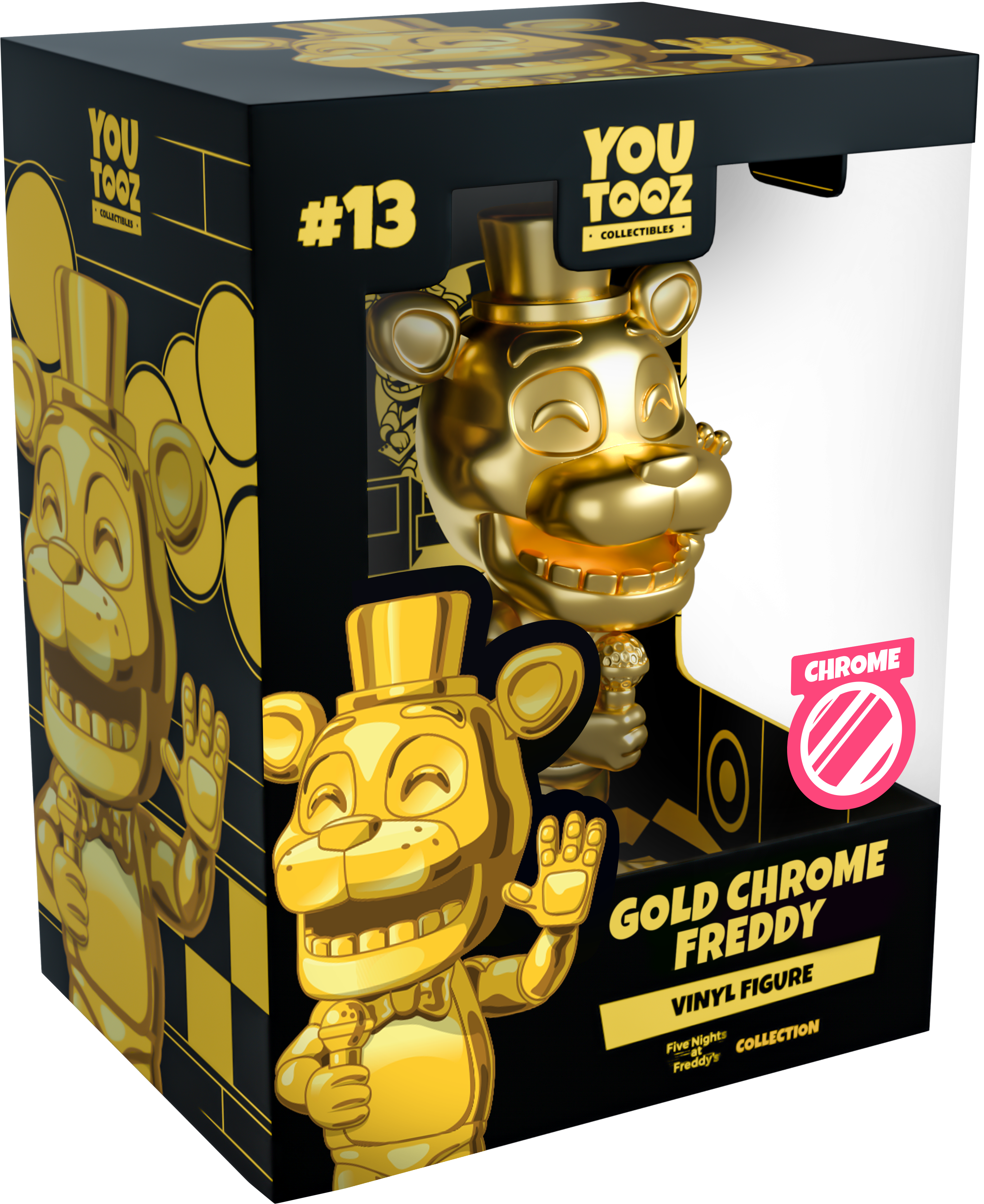 Alternative view of Gold Chrome Freddy