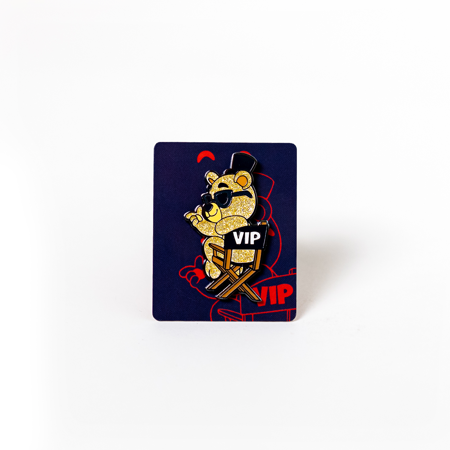 Alternative view of Golden Freddy Pin