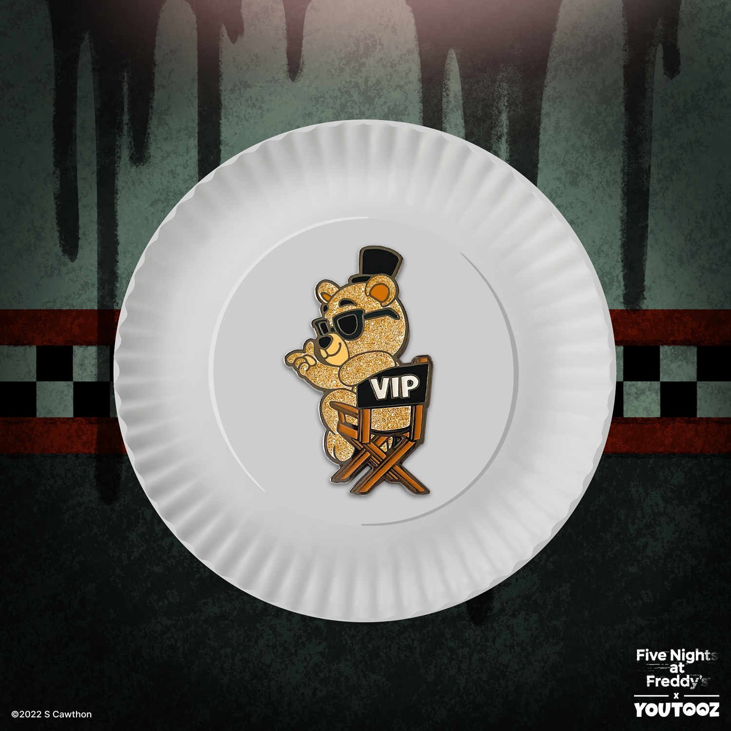 Golden Freddy Pin - Image 5