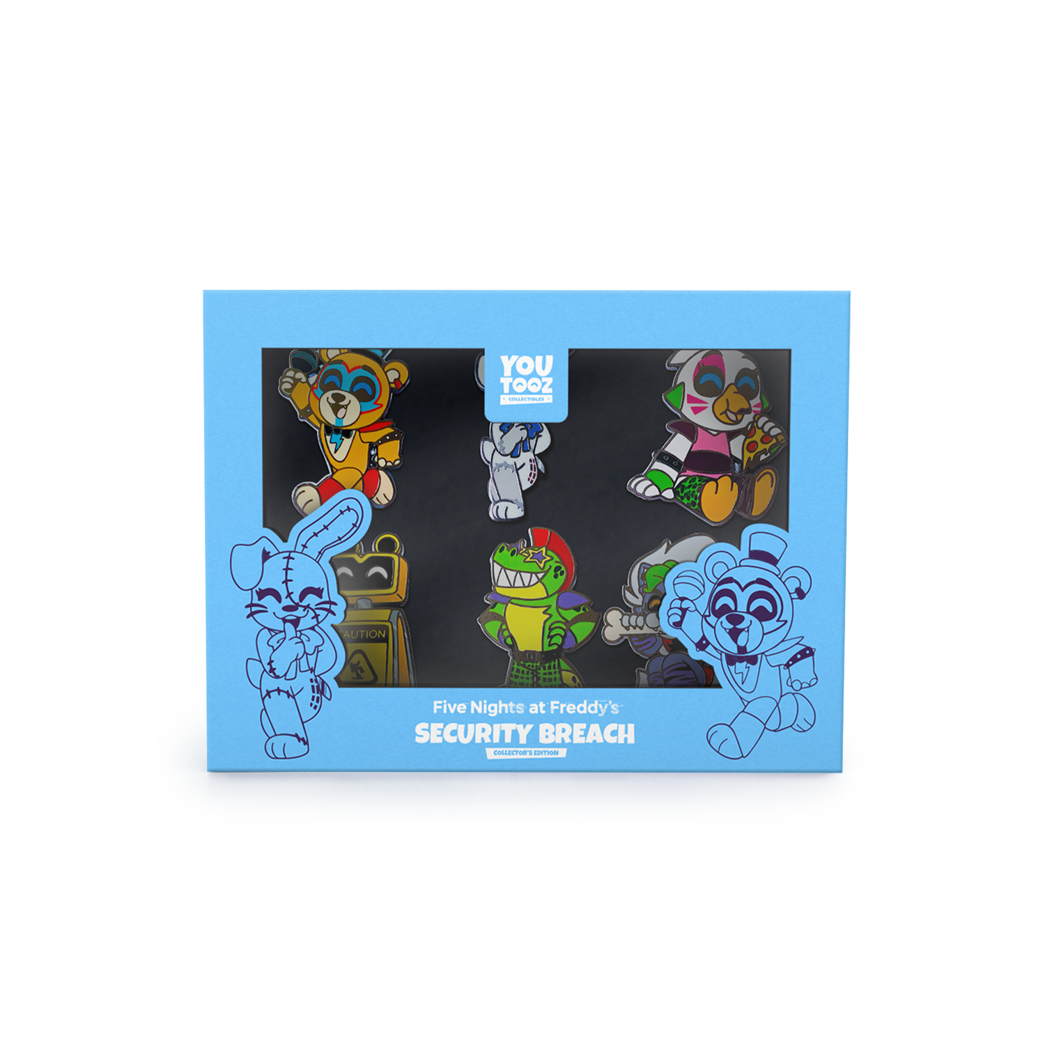 Alternative view of FNAF Security Breach Pin Set