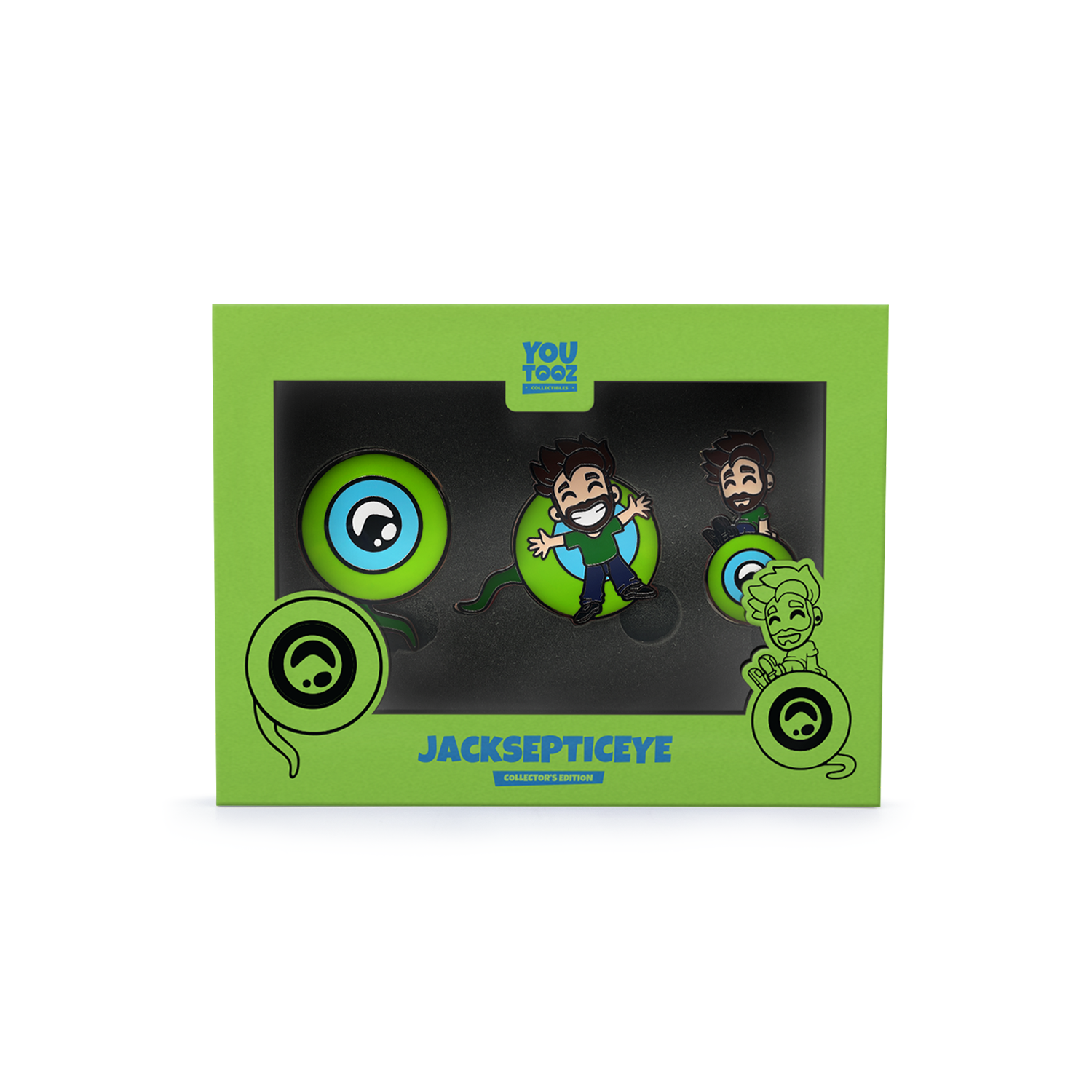 Alternative view of Jacksepticeye Pin Set