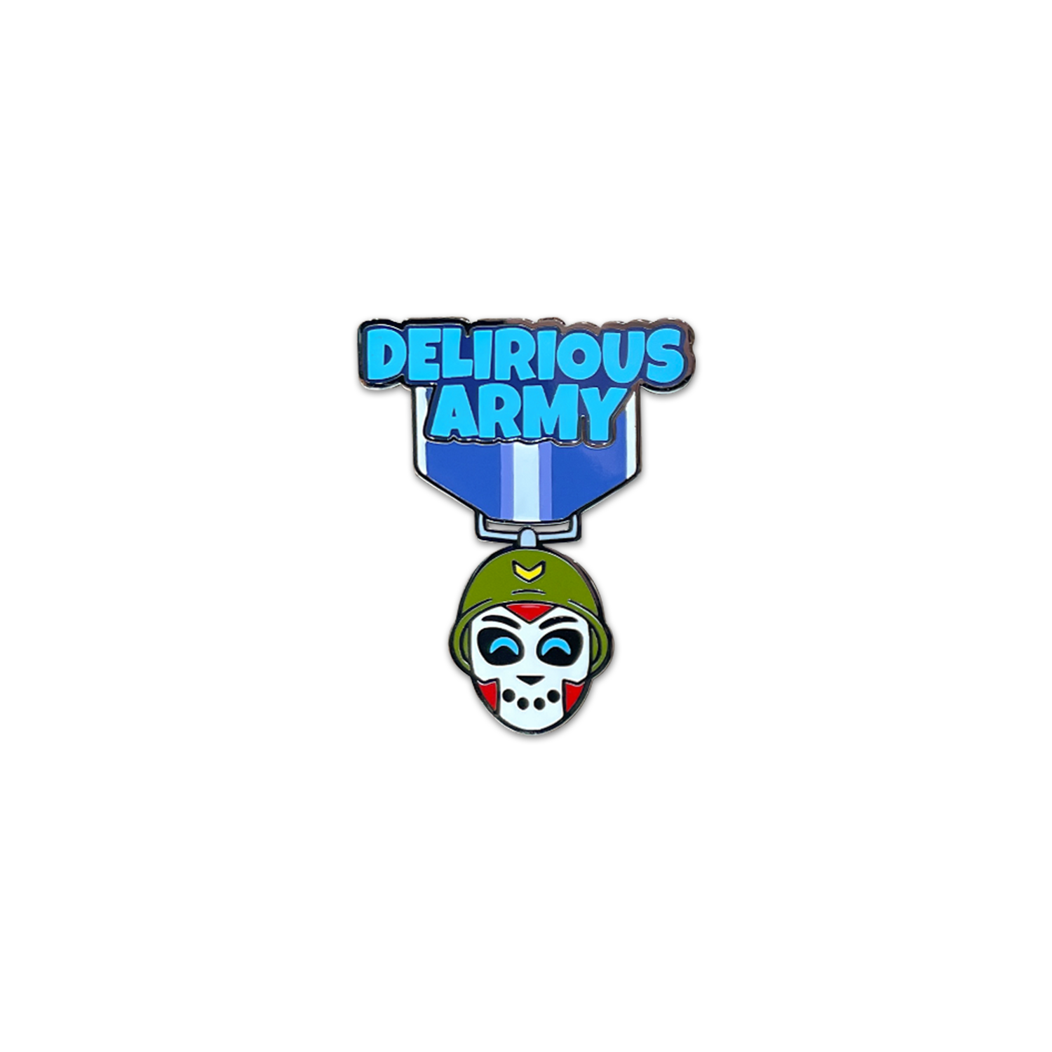 Alternative view of H2O Delirious Army Pin