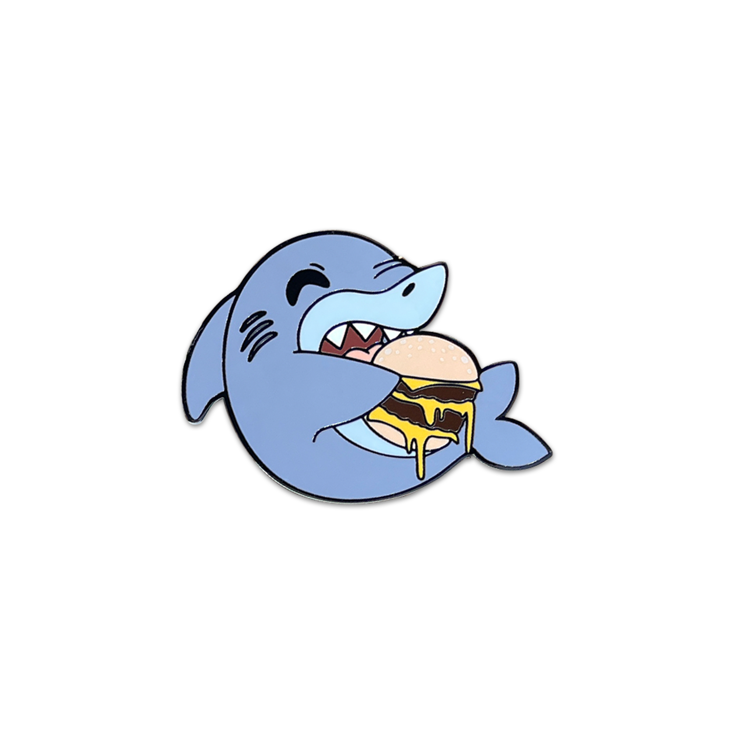 Alternative view of H2O Shark Pin