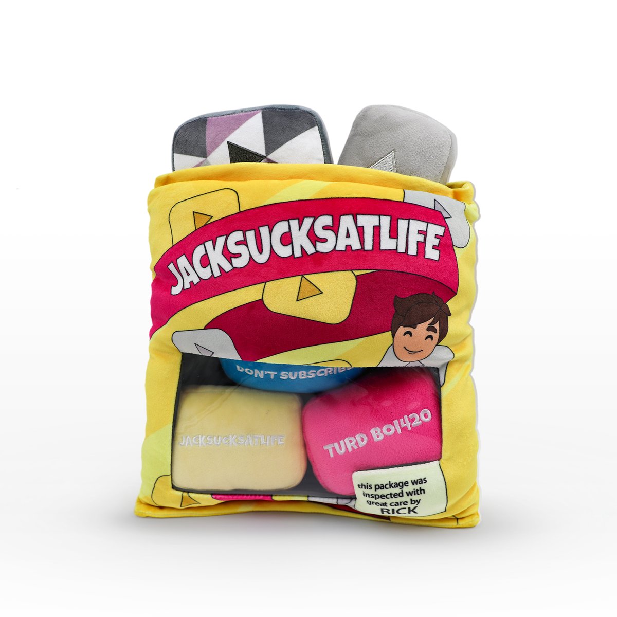 Alternative view of JackSucksAtLife Plush Bag (1ft)