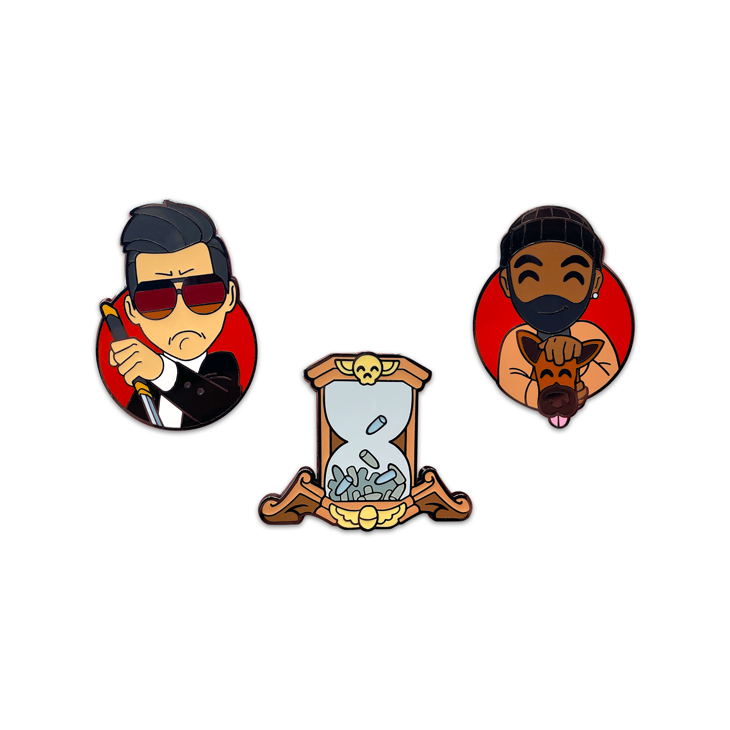 Alternative view of John Wick Pin Set (Chapter 4)