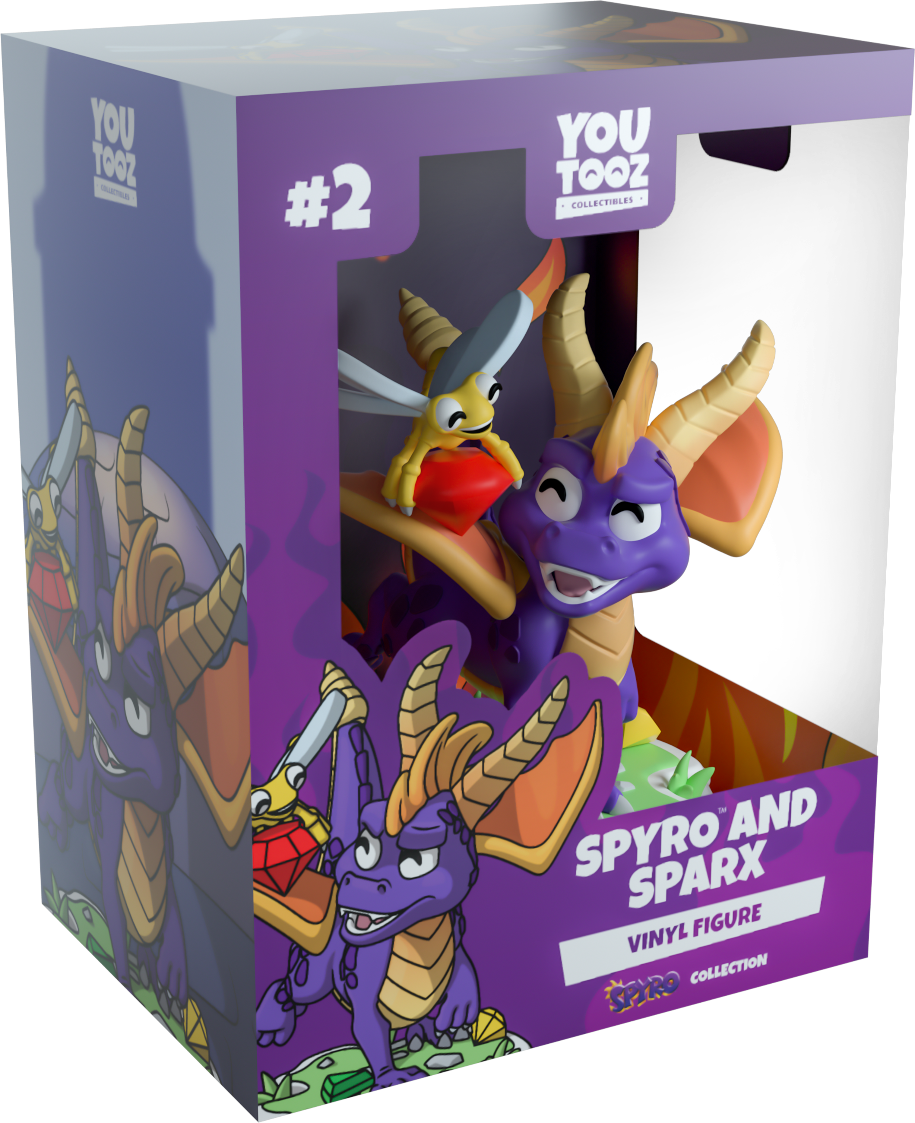 Alternative view of Spyro and Sparx