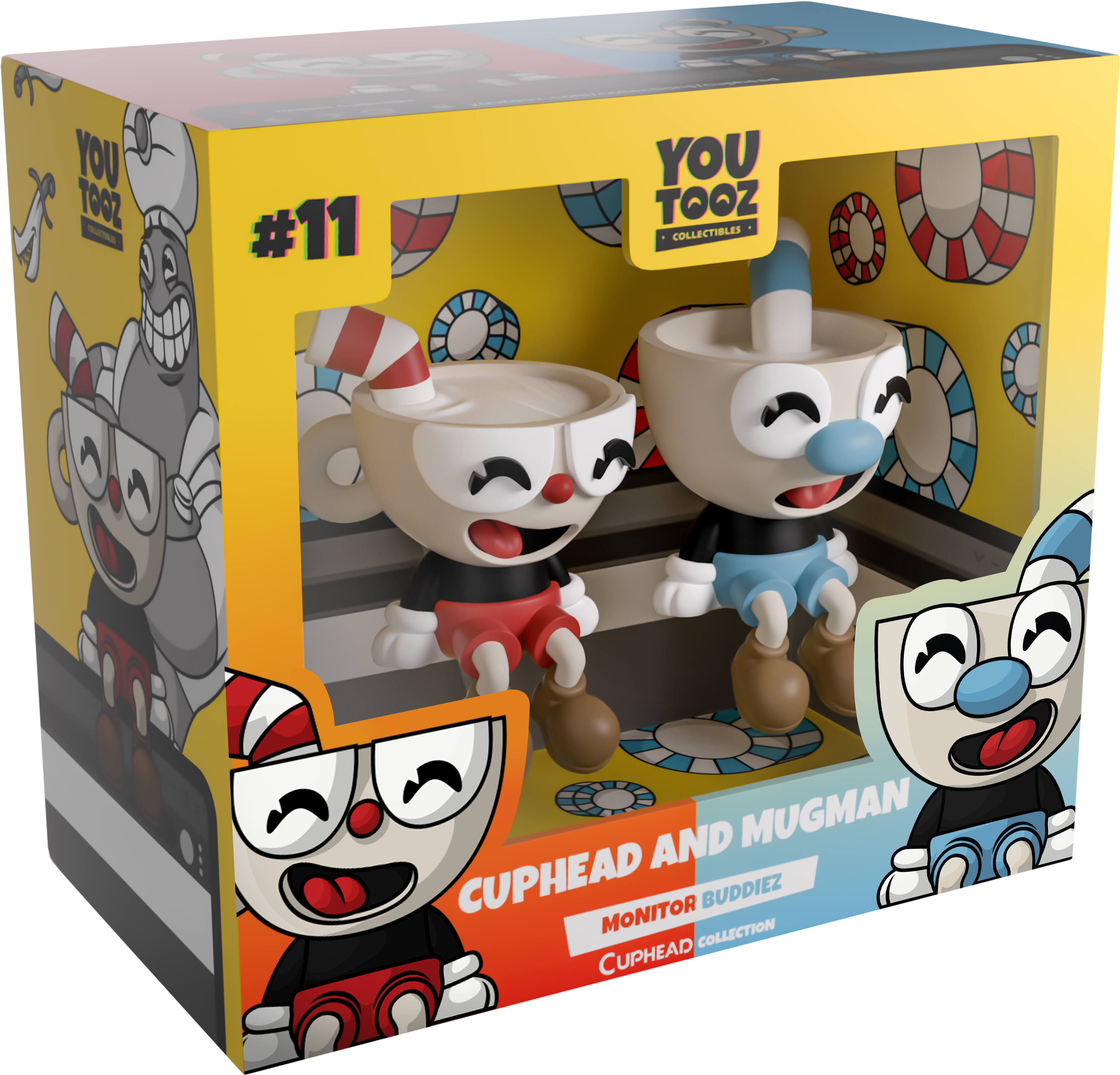 Alternative view of Cuphead Monitor Buddiez