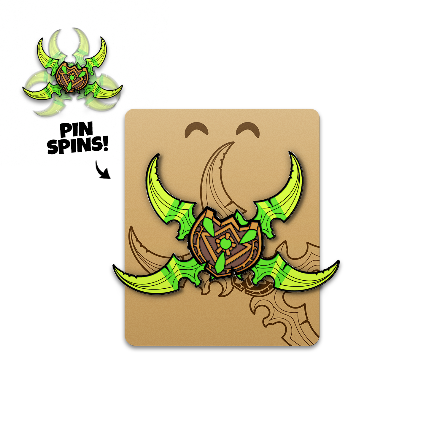 Illidian Stormrage's Warglaives Pin - Image 4