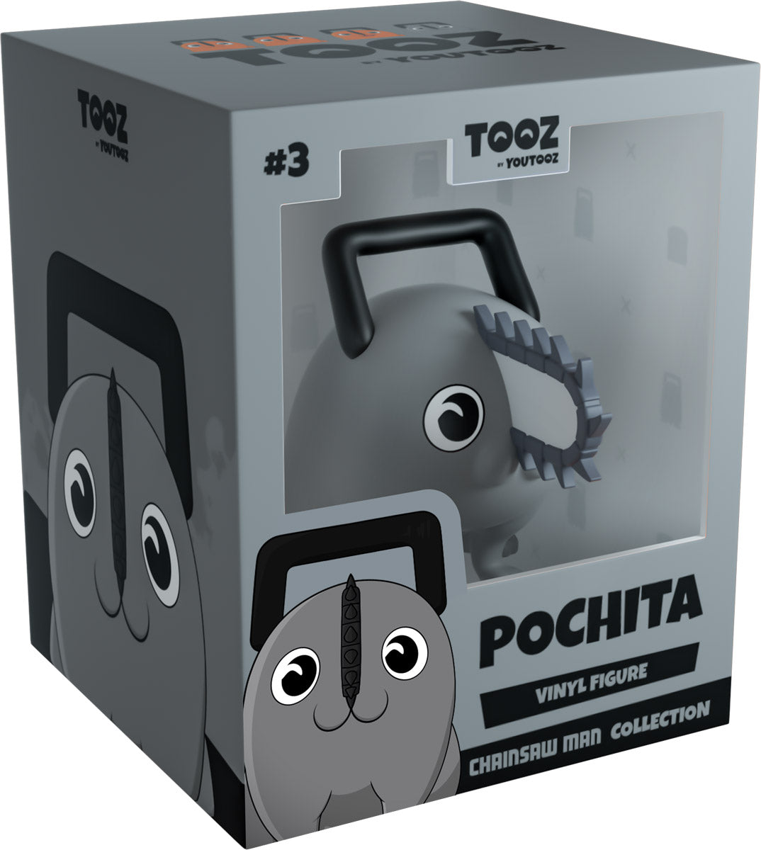Alternative view of Pochita Black & White