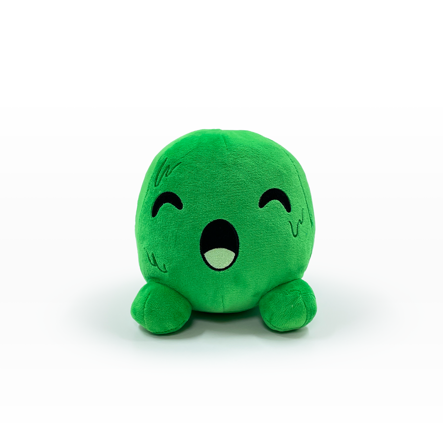Alternative view of Surprised Slimecicle Stickie (6in)